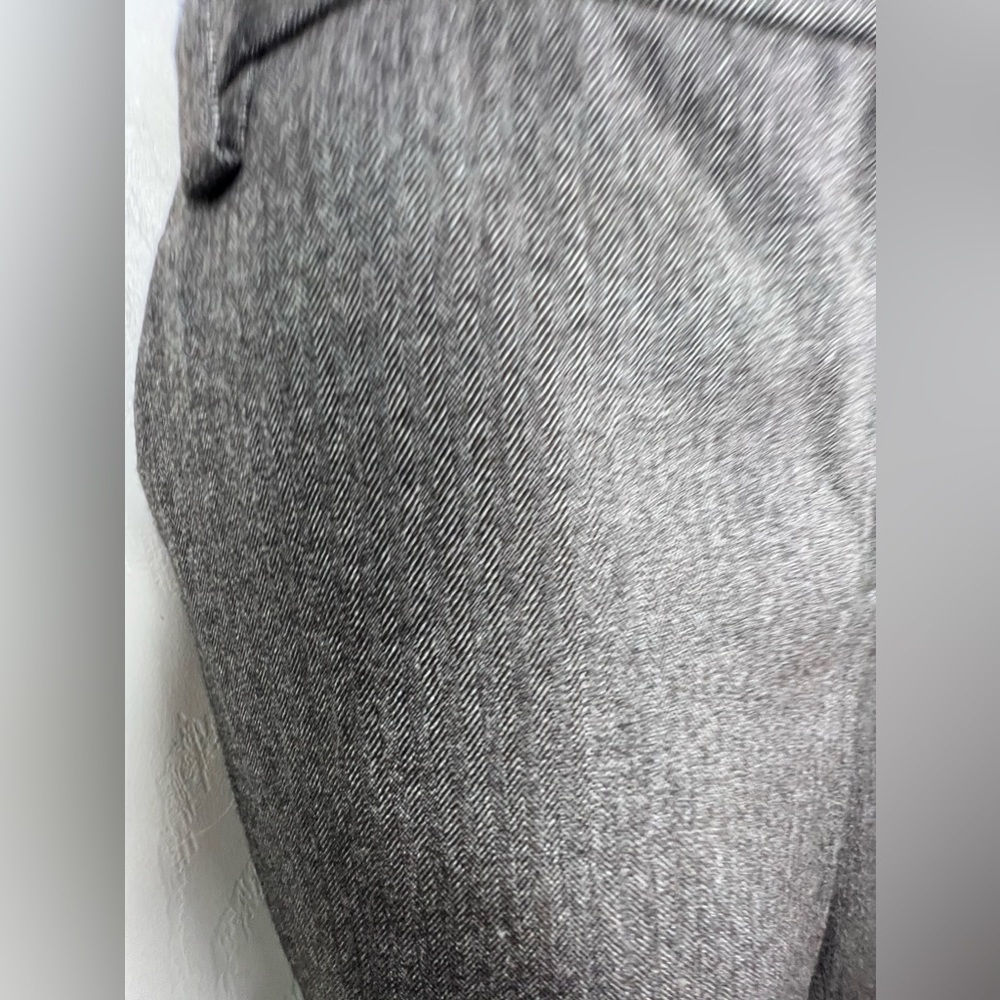 TOCCA Women’s 10 Black Herringbone Tweed Wool Trouser Dress Pants M - Picture 16 of 16